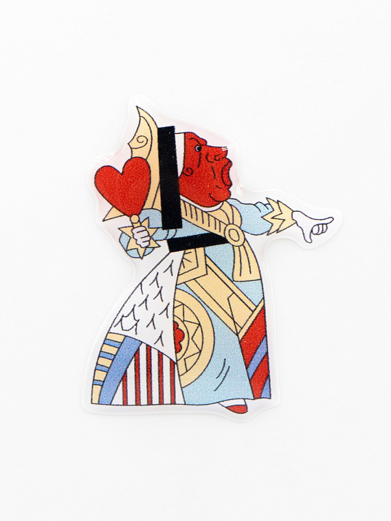 Стикер объемный "Алиса. Красная королева" 606x758